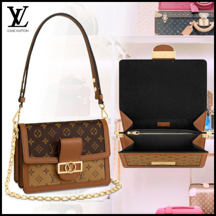 Louis Vuitton 2019 SS Monogram 2WAY Chain Leather Crossbody Shoulder Bags 