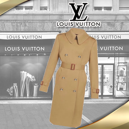 Louis Vuitton 2020 21AW Casual Style Leather Office Style Elegant Style Trench Coats 1A7SCM 