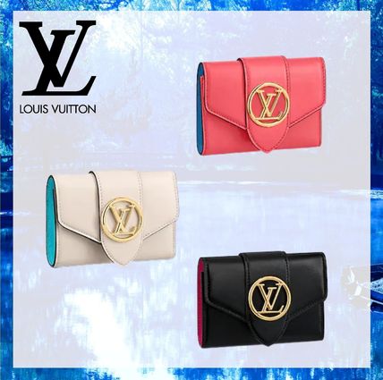 Louis Vuitton PONT NEUF 2020 SS Leather Folding Wallet Logo Folding Wallets M69177 M69175 M69176 