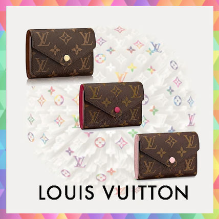 Louis Vuitton 2020 SS Monogram Leather Folding Wallet Folding Wallets 