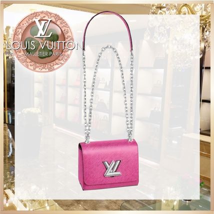 Louis Vuitton Casual Style Chain Plain Leather Party Style Elegant Style M56120 