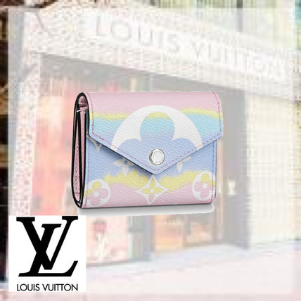 Louis Vuitton Leather Folding Wallet Small Wallet Logo Folding Wallets M69341 