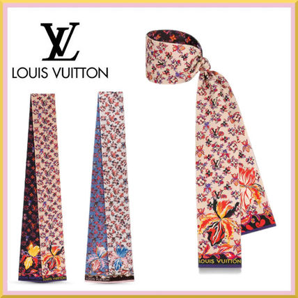 Louis Vuitton MONOGRAM Monogram Silk Lightweight Scarves  Shawls M76433 M76432 