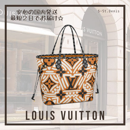 Louis Vuitton MONOGRAM 2020 21AW Monogram Canvas Bag in Bag A4 Bi color Leather Elegant Style M56584 