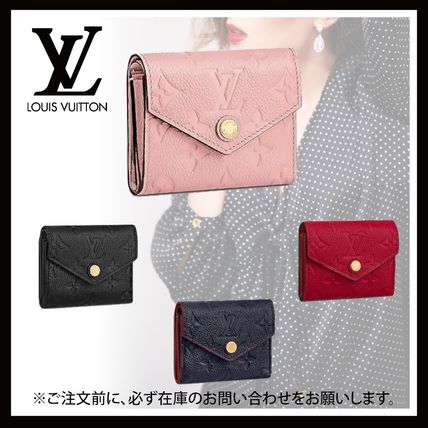 Louis Vuitton MONOGRAM EMPREINTE 2020 SS Zoe Wallet M58879 M58880 M62935 M62936 