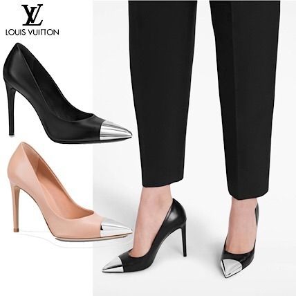 Louis Vuitton 2019 20AW Casual Style Blended Fabrics Plain Leather Elegant Style 