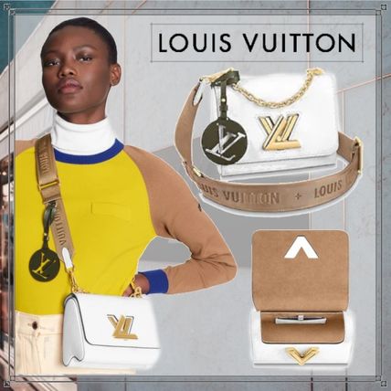 Louis Vuitton TWIST 2020 21AW Calfskin Blended Fabrics 2WAY Leather Party Style M56628 