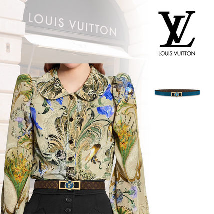 Louis Vuitton 2020 SS Monogram Leather Logo Belts MP245U 
