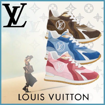 Louis Vuitton 2020 SS Round Toe Rubber Sole Casual Style Leather Logo 1A6437 1A643N 1A6443 