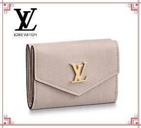 Louis Vuitton Monogram Leather Folding Wallet Logo Folding Wallets M69340 