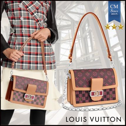 Louis Vuitton 2020 SS Monogram Leather Crossbody Logo Shoulder Bags 