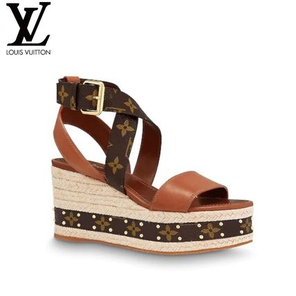 Louis Vuitton Boundary Wedge Sandal 1A63W8 