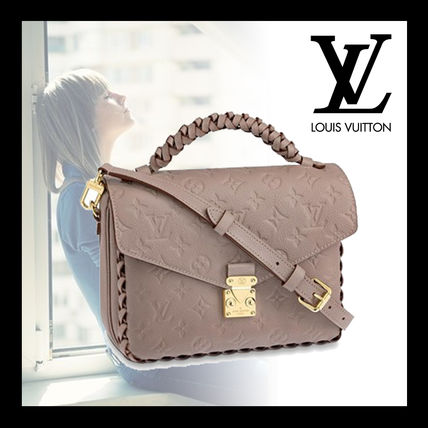 Louis Vuitton MONOGRAM EMPREINTE Monogram Casual Style Unisex 2WAY Leather Party Style 