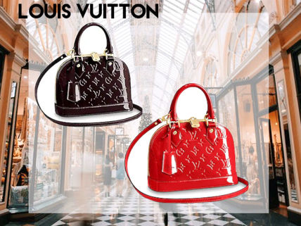 Louis Vuitton ALMA 2020 SS Monogram Blended Fabrics 3WAY Bi color Leather Elegant Style M91678 M90174 