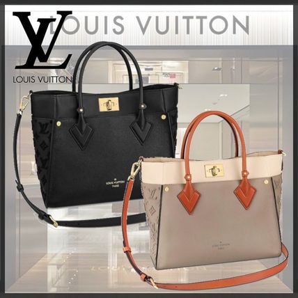 Louis Vuitton MONOGRAM 2019 SS Calfskin A4 Plain Office Style Elegant Style Formal Style 