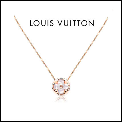 Louis Vuitton MONOGRAM Casual Style Flower Elegant Style Necklaces  Pendants 