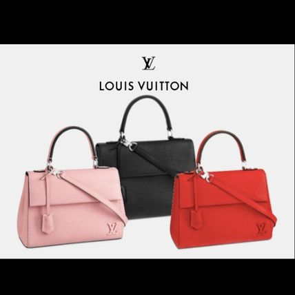Louis Vuitton EPI Casual Style 2WAY Plain Leather Office Style Elegant Style 