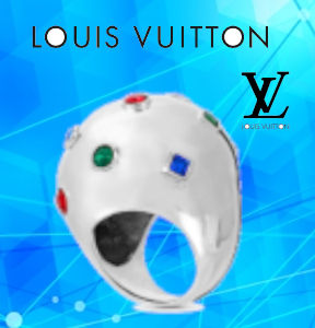 Louis Vuitton Lv Planet Strass Ring MP2520 