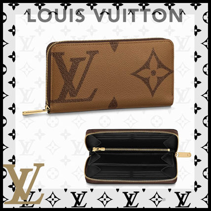 Louis Vuitton ZIPPY WALLET Monogram Unisex Leather Long Wallet Logo Long Wallets M69353 