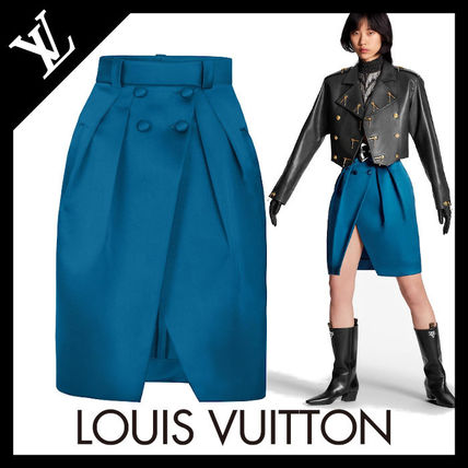 Louis Vuitton 2020 SS Buttoned Wrap Skirt 1A62IF 