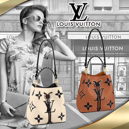 Louis Vuitton NEONOE 2020 21AW Casual Style Leather Office Style Elegant Style Handbags M56888 M56889 