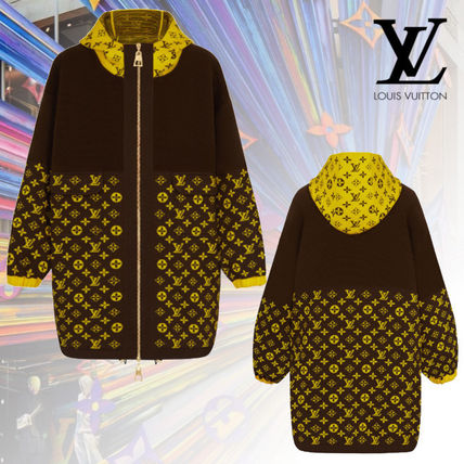 Louis Vuitton MONOGRAM 2020 21AW Monogram Wool Silk Nylon Blended Fabrics Street Style 1A8373 