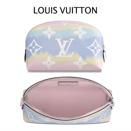Louis Vuitton Monogram Plain Logo Pouches  Cosmetic Bags M69139 