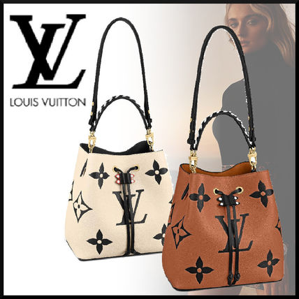 Louis Vuitton NEONOE 2020 21AW Monogram Blended Fabrics 3WAY Leather Crossbody Logo M56889  M56888 