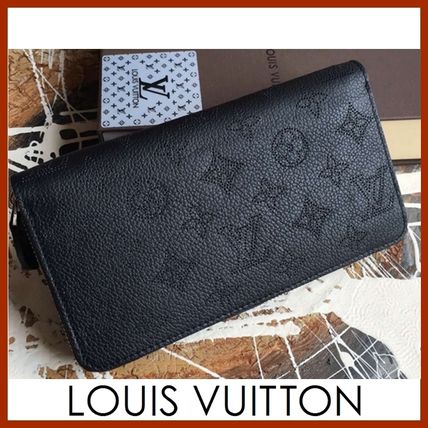 Louis Vuitton ZIPPY WALLET Leather Logo Long Wallets M61867 