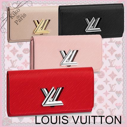 Louis Vuitton TWIST 2020 SS Leather Logo Long Wallets 