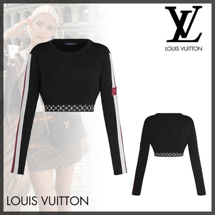 Louis Vuitton Cropped Pullover With Monogram Band 1A62ZG 