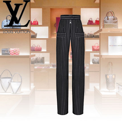 Louis Vuitton 2020 21AW Stripes Casual Style Wool Nylon Blended Fabrics Long 1A7SBY 