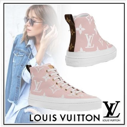 Louis Vuitton 2020 SS Monogram Casual Style Street Style Logo Low Top Sneakers 