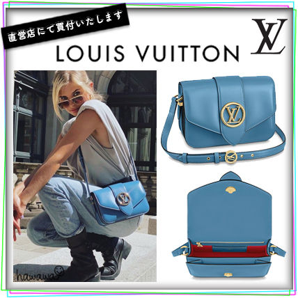 Louis Vuitton PONT NEUF 2020 21AW Leather Logo Shoulder Bags 
