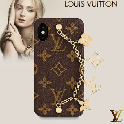 Louis Vuitton 2019 20AW Leather Bunker Ring iPhone X iPhone XS Logo 