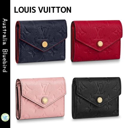 Louis Vuitton ZOE Monogram Leather Folding Wallet Small Wallet Logo 