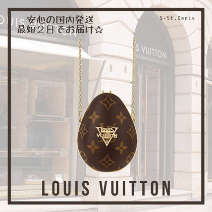 Louis Vuitton MONOGRAM 2020 Cruise Monogram Calfskin Blended Fabrics Bag in Bag 2WAY Chain MP2588 