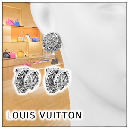 Louis Vuitton 2020 SS 2020 SS L TO V EARRINGS silver earrings M69588 