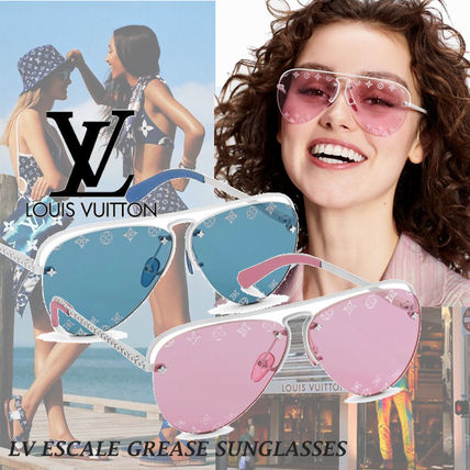 Louis Vuitton MONOGRAM 2020 SS Street Style Tear Drop Sunglasses 