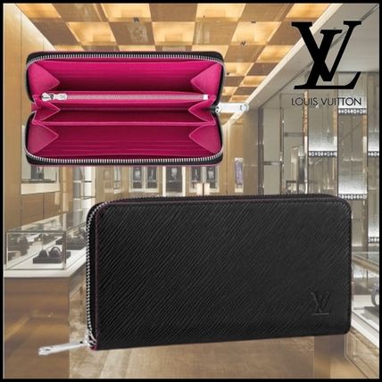 Louis Vuitton 2020 SS Leather Logo Long Wallets M64838 
