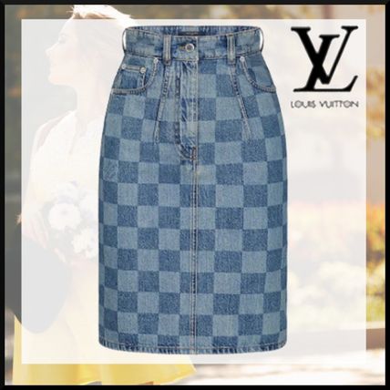 Louis Vuitton 2020 SS Monogram Casual Style Skirts 1A5R4T 
