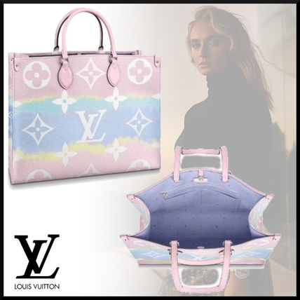 Louis Vuitton 2020 SS Monogram Casual Style Canvas Tie dye A4 2WAY Leather M45119 