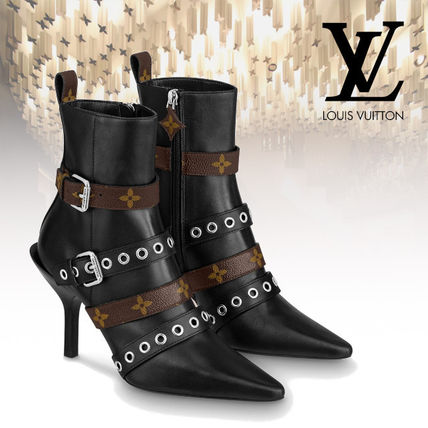 Louis Vuitton MONOGRAM Lv Janet Ankle Boot 1A67MD 
