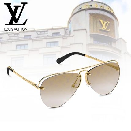 Louis Vuitton 2020 21AW Unisex Street Style Tear Drop Sunglasses Z1366W 