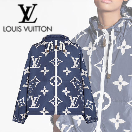 Louis Vuitton MONOGRAM 2020 SS Monogram Nylon Bi color Long Sleeves Medium 