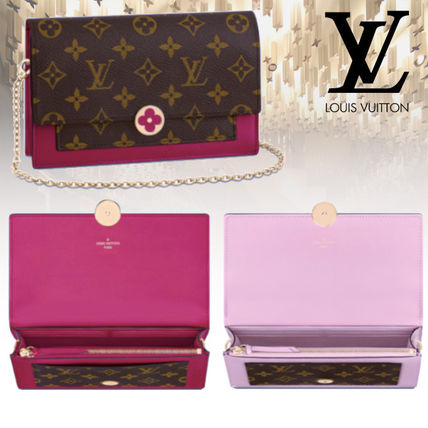 Louis Vuitton MONOGRAM Monogram Leather Logo Pouches  Cosmetic Bags M67405 M67404 