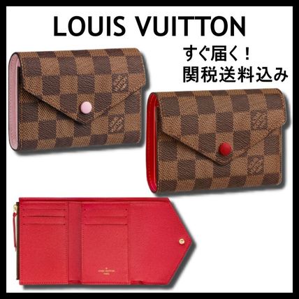 Louis Vuitton DAMIER Victorine Wallet N41659 N61700 