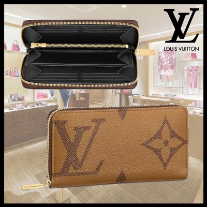 Louis Vuitton ZIPPY WALLET Monogram Unisex Blended Fabrics Leather Long Wallet Logo M69353 
