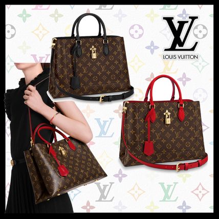 Louis Vuitton Monogram Casual Style Unisex Canvas A4 Leather Office Style M43553 M43550 
