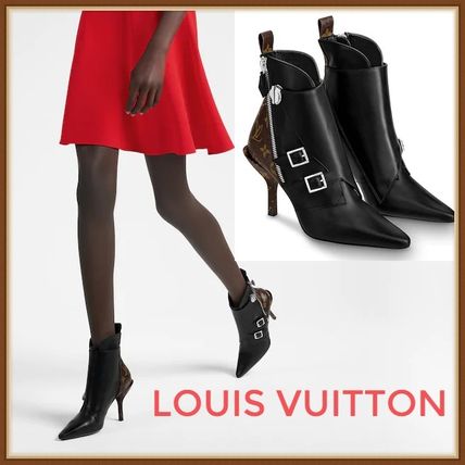 Louis Vuitton MONOGRAM Monogram Casual Style Leather Pin Heels Party Style 1A586U 